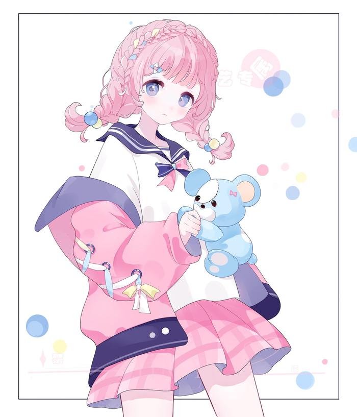 午后互吃胸！两位二次元美女绘画对决，惊艳全场